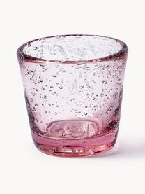 Schnapsgläser Cancun mit dekorativen Luftbläschen, 6er-Set, Glas, Lilatöne, Ø 6 x H 6 cm, 70 ml