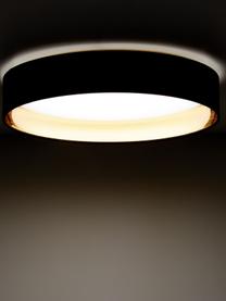 LED-Deckenleuchte Mallory, Diffusorscheibe: Kunststoff, Schwarz, Goldfarben, Ø 41 x H 10 cm