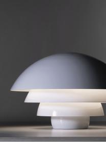 Grand lampe à poser avec disque tamiseur Visiere, Blanc, Ø 56 x haut. 36 cm