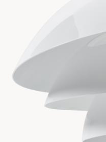 Grosse Tischlampe Visiere mit Diffusorscheibe, Weiss, Ø 56 x H 36 cm