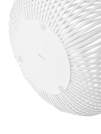 Windlicht Lito, H 27 cm, Stahl, pulverbeschichtet, Weiß, Ø 28 x H 27 cm
