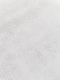 Handgewebter Viskoseteppich Wavy mit welligem Rand, Flor: 100 % Viskose, Hellgrau, B 80 x L 150 cm (Größe XS)
