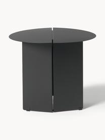 Kulatý odkládací stolek Oru, Nerezová ocel s práškovým nástřikem, Černá, Ø 50 cm, V 40 cm