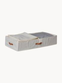 Úložný box pod posteľ Premium, Svetlobéžová, hnedá, D 90 x Š 45 cm