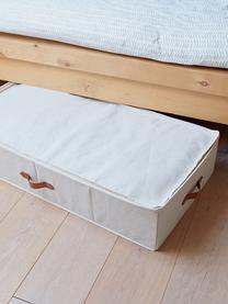 Úložný box pod postel Premium, Světle béžová, hnědá, Š 90 cm, H 45 cm