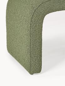 Bouclé stolička Penelope, Tmavě zelená, Š 61 cm, V 46 cm