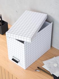 Caja organizadora Jahan, 9 pzas., Caja: cartón laminado macizo (1, Blanco, negro, An 19 x Al 27 cm