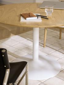 Runder Esstisch Menorca, in verschiedenen Größen, Tischplatte: Mitteldichte Holzfaserpla, Eschenholz, Weiß, Ø 100 cm