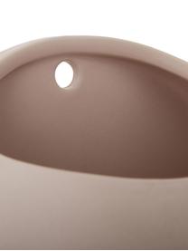 Ścienna osłonka na doniczkę z ceramiki Globe, Ceramika, Blady różowy, Ø 15 x W 10 cm