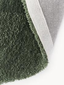 Teppich Rylee in organischer Form, 100 % Polyester, GRS-zertifiziert, Dunkelgrün, Off White, Greige, Ø 150 cm (Grösse M)