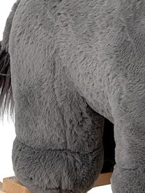 Dondolo animale Mammoth, Rivestimento: poliestere Struttura, Grigio, Larg. 34 x Alt. 64 cm