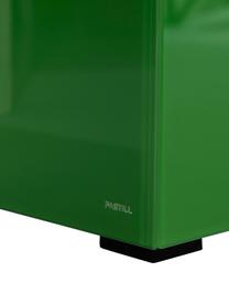 Bijzettafel Pop in groen met spiegeleffect, Vezelplaat met gemiddelde dichtheid (MDF), glas, gebeitst, Groen, B 35 cm x H 35 cm