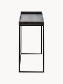 Console design Pizzo, Noir, larg. 100 x prof. 34 cm