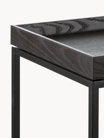 Console design Pizzo, Noir, larg. 100 x prof. 34 cm