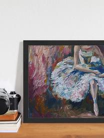 Oprawiony druk cyfrowy Ballerina Painting, Wielobarwny, S 43 x W 33 cm