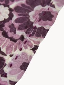 Textilné obrúsky Floral, 2 ks, 100 %  bavlna, Fialová, biela, Š 30 x D 30 cm