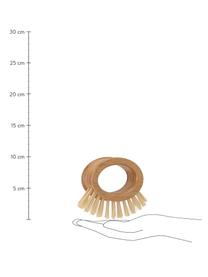 Spazzola per pulizia Sylwia, Bambù, sisal, Marrone, Larg. 3 x Lung. 9 cm