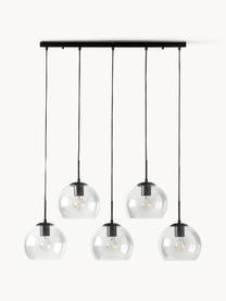 Cluster hanglamp Madina, Zwart, Ø 90 x H 150 cm