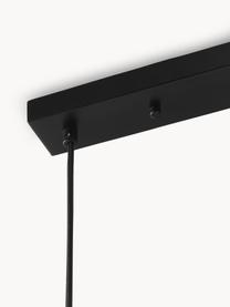 Lámpara de techo cluster Madina, Anclaje: metal con pintura en polv, Cable: cubierto en tela, Negro, An 90 x Al 150 cm