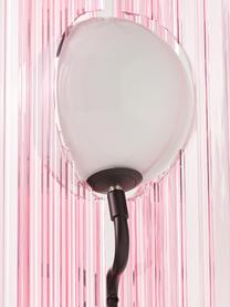 Stolová lampa Mills, Svetloružová, odtiene striebornej, Š 25 x V 45 cm