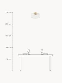 Lampa sufitowa ze szkła Emmi, Odcienie złotego, transparentny, Ø 35 x W 22 cm