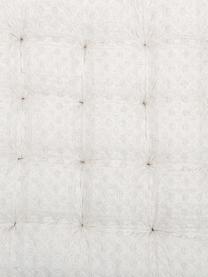 Waffelpiqué stoelkussen Gopher in wit, Wit, 40 x 40 cm