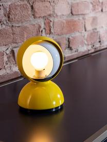 Kleine verstellbare Tischlampe Eclisse, Lampenschirm: Polycarbonat, Technopolym, Gestell: Stahl, beschichtet, Sonnengelb, Ø 12 x H 18 cm