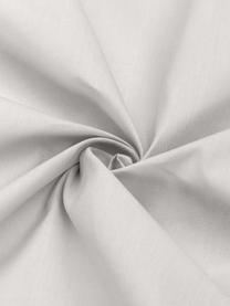 Funda de almohada de algodón percal Bommy, Gris claro, An 50 x L 70 cm