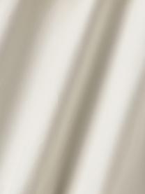 Drap-housse en percale de coton Elsie, Gris clair, larg. 160 x long. 200 cm, haut. 25 cm