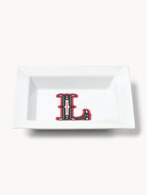 Westwing Collection x MEISSEN, handgefertigte Vide-Poche Initials mit Dekor, Porzellan, glasiert, L, B 16 x T 13 cm