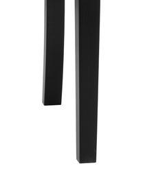 Silla de terciopelo Boston, Tapizado: terciopelo (poliéster de , Patas: madera de haya maciza pin, Tapizado: gris oscuro Patas: negro, An 60 x F 60 cm
