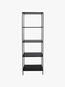 Scaffale Vita, Struttura: acciaio rivestito Ripiani, Nero, Larg. 51 x Alt. 170 cm