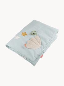 Gewatteerd speeldeken Sea Friends, Bekleding: 100% polyester, Lichtblauw, meerkleurig, B 100 x L 80 cm