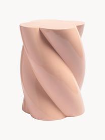 Mesa auxiliar Marshmallow, Fibras de vidrio, Rosa, Ø 30 x Al 40 cm