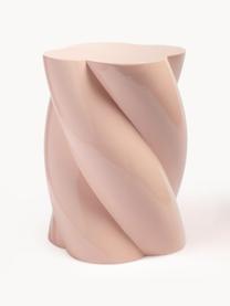 Table d'appoint en verre Marshmallow, Fibre de verre, Rose pâle, Ø 30 x haut. 40 cm