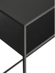 Metall-Konsole Tensio Duo in Schwarz, Metall, pulverbeschichtet, Schwarz, B 100 x T 35 cm