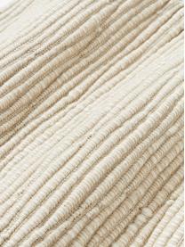 Geborduurde wollenkussenhoes Jaira, Gebroken wit, B 50 x L 50 cm