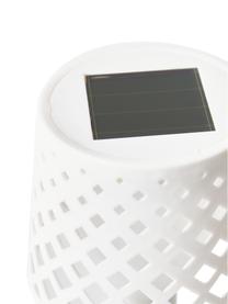 Solar LED padverlichting Gretita met schemersensor, Gerecycleerd plastic afval, Wit, Ø 9 x H 39 cm