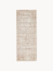 Passatoia in viscosa Jane, Retro: 100% cotone Il materiale , Beige chiaro, Larg. 80 x Lung. 300 cm