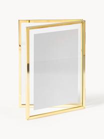 Doppel-Bilderrahmen Kleio, Rahmen: Metall, beschichtet, Goldfarben, 10 x 15 cm