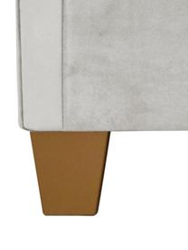 Divano letto 2 posti in velluto beige Rosso, Rivestimento: 100% velluto di poliester, Struttura: legno, molle a onda, Piedini: legno laccato, Beige, Larg. 188 x Prof. 85 cm