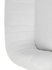 Sofá de terciopleo Ara (2 plazas), Tapizado: 100% terciopelo de poliés, Patas: metal recubierto, Blanco, An 129 x F 73 cm