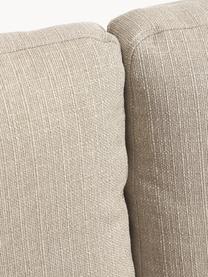 Ecksofa Cucita (4-Sitzer), Bezug: Webstoff (100% Polyester), Gestell: Massives Kiefernholz, Webstoff Beige, B 302 x T 163 cm, Eckteil links