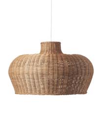 Grote hanglamp Krisa van rotan, Metaal, rotan, Bruin, B 70 x H 150 cm