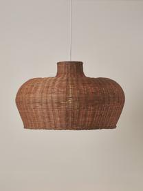 Grote hanglamp Krisa van rotan, Metaal, rotan, Bruin, B 70 x H 150 cm