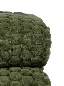 Měkký pléd se strukturovaným povrchem Maja, 100 % polyester, Zelená, Š 130 cm, D 170 cm