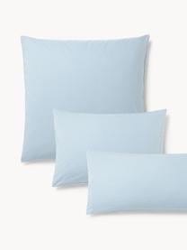 Funda de almohada de percal Elsie, Azul claro, An 45 x L 110 cm