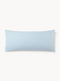 Funda de almohada de percal Elsie, Azul claro, An 45 x L 110 cm