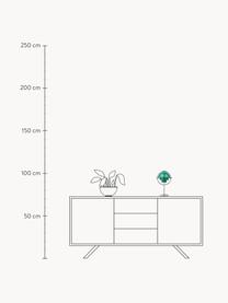 Přenosná stmívatelná stolní lampa Multi-Lite, nastavitelná, Potažený hliník, Tyrkysově zelená matná, stříbrná lesklá, Ø 15 cm, V 30 cm