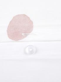 Pościel z perkalu Sally, Przód: akwarele w białe kropki Tył: biały, 135 x 200 cm + 1 poduszka 80 x 80 cm